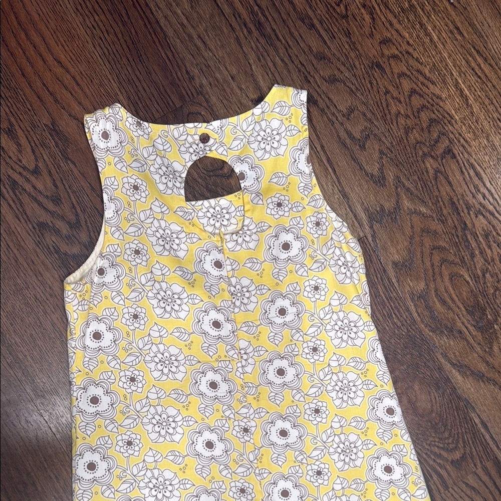 Ann Taylor White and Yellow Halter Midi Dress - Picture 5 of 7